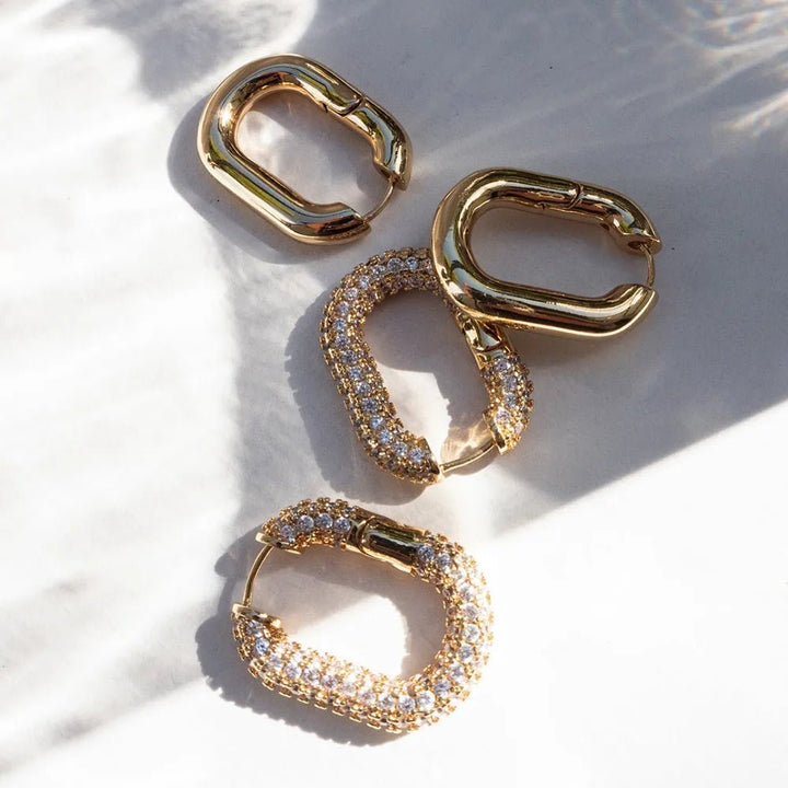 Roxy diamant hoops - Ellora